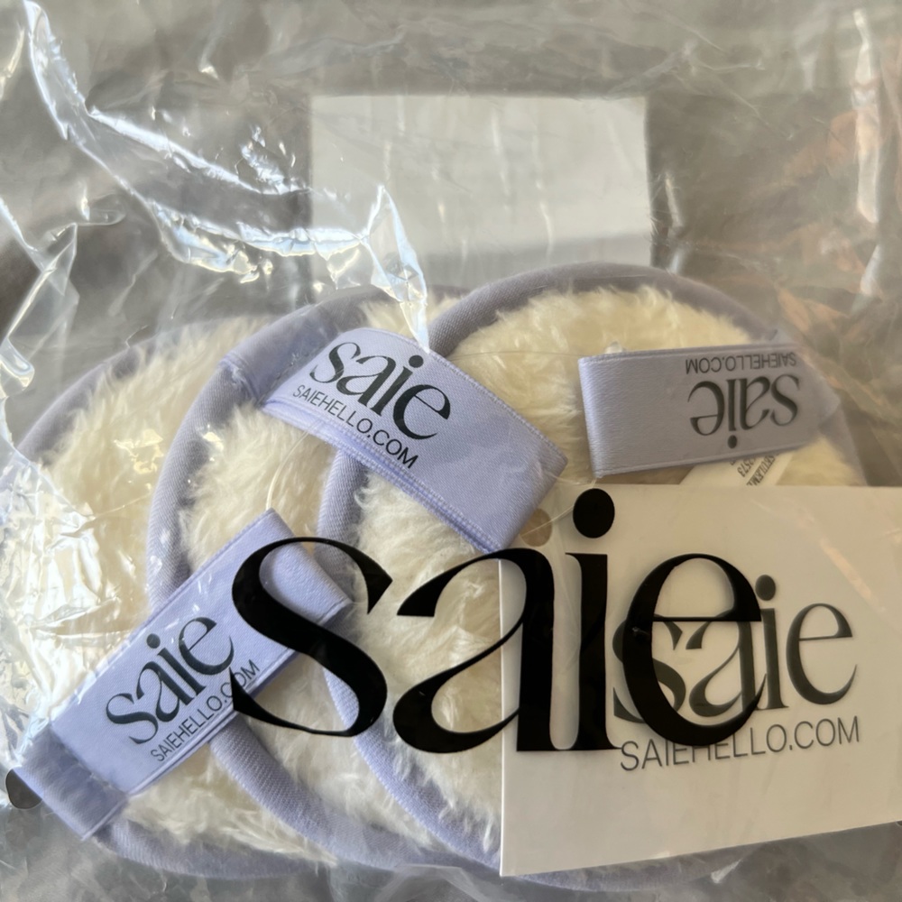 Saie makeup remover reusable pads 3 pk